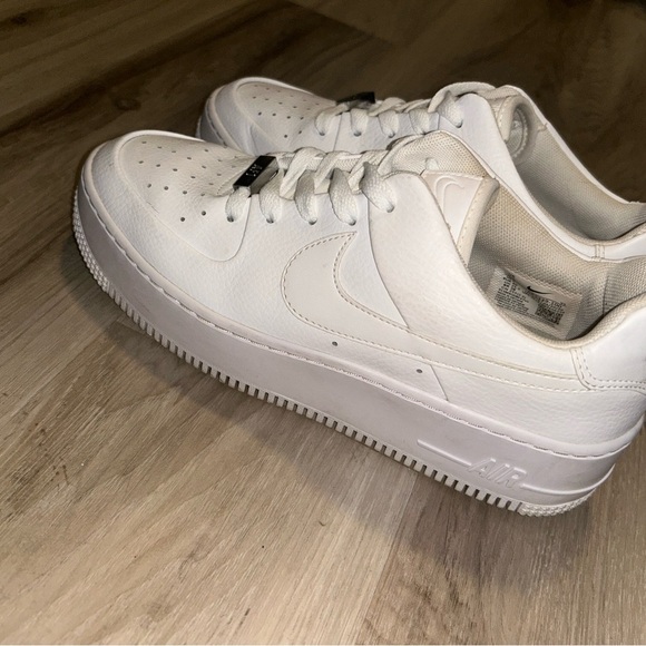 Nike White Air Force 1 Sneakers - Picture 3 of 8